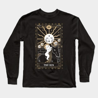 THE SUN Tarot Card Long Sleeve T-Shirt